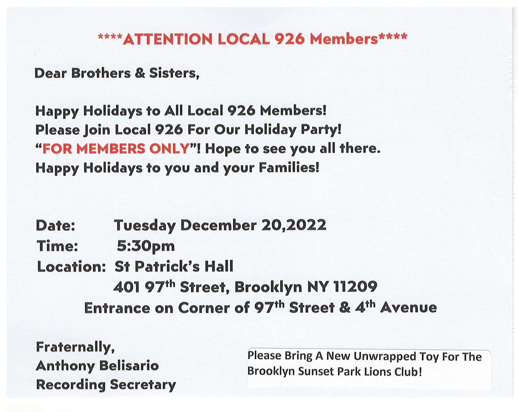 Carpenters Local 926 – WE BUILD BROOKLYN